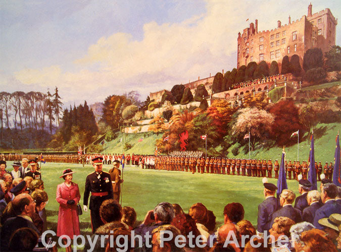 Her Majesty at Powys Castle