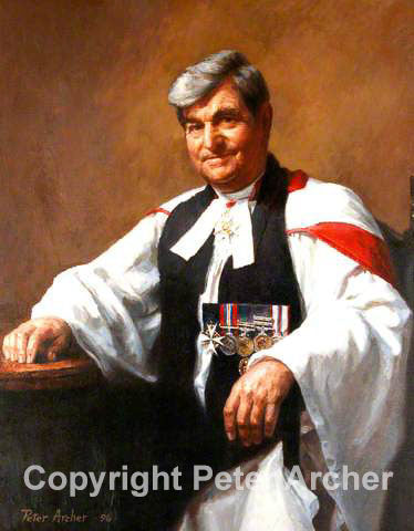 The Ven Peter Mallett, QHC, AKC, Chaplain General 1974-1980